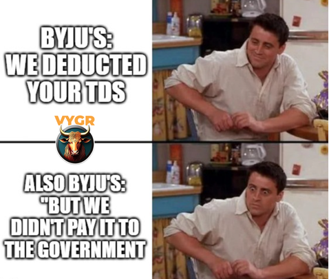 photo: Byjus' tds / pf problem